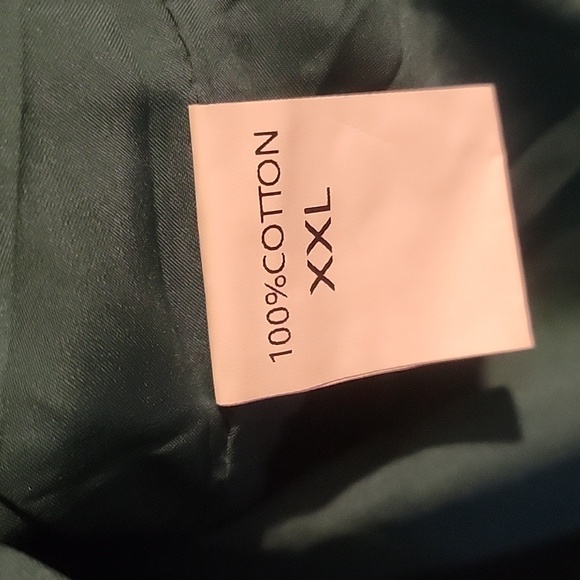 Dark Green Eyelet Blouse - Picture 4 of 6